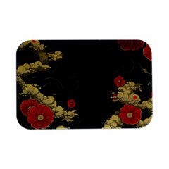 Korean Art Flowers Asian Pattern Open Lid Metal Box (silver)   by Sabxi