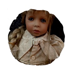 Designer,s Doll-1 Standard 15  Premium Flano Round Cushions by bestdesignintheworld