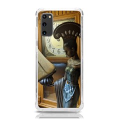 Clock And Lady Samsung Galaxy S20 6 2 Inch Tpu Uv Case by bestdesignintheworld