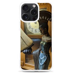 Clock And Lady Iphone 15 Pro Max Tpu Uv Print Case by bestdesignintheworld