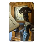 clock and lady Name Card Style USB Flash Drive Back