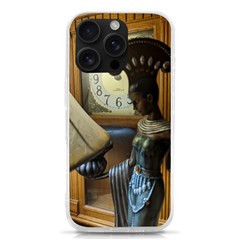 Clock And Lady Iphone 16 Pro Tpu Uv Print Case by bestdesignintheworld