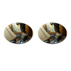 Lady Cufflinks (oval) by bestdesignintheworld