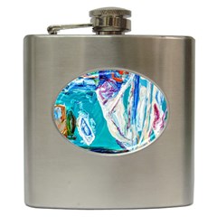 Sailing Boat Hip Flask (6 Oz) by bestdesignintheworld