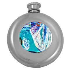 Sailing Boat Round Hip Flask (5 Oz) by bestdesignintheworld