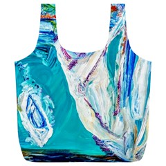 Sailing Boat Full Print Recycle Bag (xl) by bestdesignintheworld