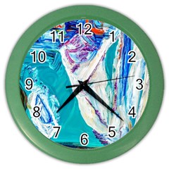 Sailing Boat Color Wall Clock by bestdesignintheworld