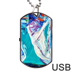 Sailing Boat Dog Tag Usb Flash (two Sides) by bestdesignintheworld