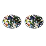 Snow In A City-1-1 Cufflinks (Oval) Front(Pair)