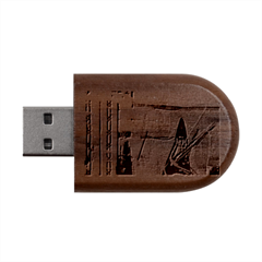 Fabrics Wood Oval Usb Flash Drive by bestdesignintheworld