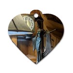 lady Dog Tag Heart (Two Sides) Front