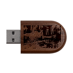 Abstract-1 Wood Oval Usb Flash Drive by bestdesignintheworld