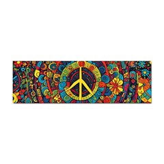 Peace Abstract Pattern Creative Drawing Sticker Bumper (100 Pack) by Posterlux