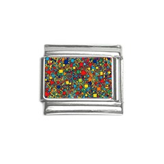 Shapes Pattern Italian Charm (9mm) by Posterlux