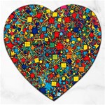 Shapes Pattern Jigsaw Puzzle (Heart) Front