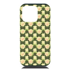 Retro 1880s Flowers Pattern 15 Iphone 16 Pro Max Black Uv Print Pc Hardshell Case by violetheavensky