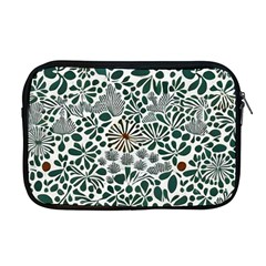 Retro Scandinavian Nordic Flowers Pattern 5 Apple Macbook Pro 17  Zipper Case by violetheavensky