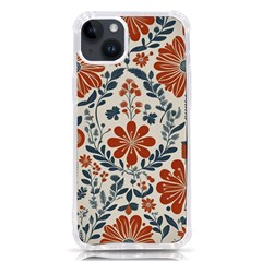 Retro Scandinavian Nordic Flowers Pattern 3 Iphone 14 Plus Tpu Uv Print Case by violetheavensky