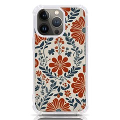 Retro Scandinavian Nordic Flowers Pattern 3 Iphone 13 Pro Tpu Uv Print Case by violetheavensky