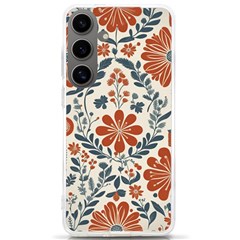 Retro Scandinavian Nordic Flowers Pattern 3 Samsung Galaxy S24 Ultra 6 9 Inch Tpu Uv Case by violetheavensky