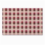 Retro 60s 50s Plaid Pattern 2 Postcards 5  x 7  (Pkg of 10) Front