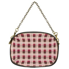 Retro 60s 50s Plaid Pattern 2 Chain Purse (two Sides) by violetheavensky