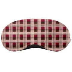 Retro 60s 50s Plaid Pattern 2 Sleep Mask by violetheavensky