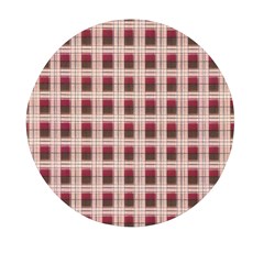 Retro 60s 50s Plaid Pattern 2 Mini Round Pill Box (pack Of 3) by violetheavensky