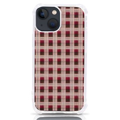 Retro 60s 50s Plaid Pattern 2 Iphone 13 Mini Tpu Uv Print Case by violetheavensky