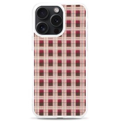 Retro 60s 50s Plaid Pattern 2 Iphone 15 Pro Max Tpu Uv Print Case by violetheavensky