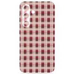 Retro 60s 50s Plaid Pattern 2 Samsung Galaxy S24 6 2 Inch Black Tpu Uv Case by violetheavensky