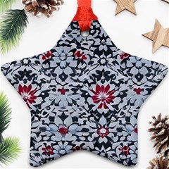 Gothic Leaf Pattern 6 Ornament (star) by violetheavensky