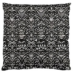 Gothic Leaf Pattern 2 Large Premium Plush Fleece Cushion Case (two Sides) by violetheavensky