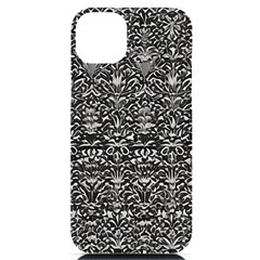 Gothic Leaf Pattern 2 Iphone 14 Plus Black Uv Print Pc Hardshell Case by violetheavensky