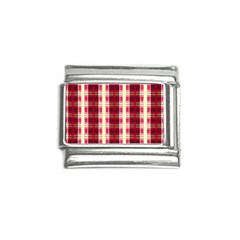 Retro 60s 50s Plaid Pattern 4 Italian Charm (9mm) by violetheavensky