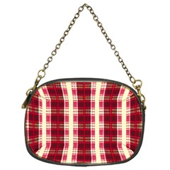 Retro 60s 50s Plaid Pattern 4 Chain Purse (two Sides) by violetheavensky