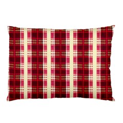 Retro 60s 50s Plaid Pattern 4 Pillow Case (two Sides) by violetheavensky