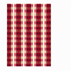 Retro 60s 50s Plaid Pattern 4 Large Garden Flag (two Sides) by violetheavensky