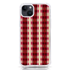 Retro 60s 50s Plaid Pattern 4 Iphone 14 Plus Tpu Uv Print Case by violetheavensky