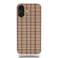 Retro 60s 50s Plaid Pattern 3 Iphone 16 Tpu Uv Print Case by violetheavensky