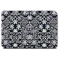 Gothic Leaf Pattern 3 Large Doormat by violetheavensky