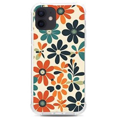 Retro Scandinavian Nordic Flowers Pattern 2 Iphone 12/12 Pro Tpu Uv Print Case by violetheavensky