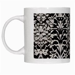 Gothic Leaf Pattern 4 White Mug by violetheavensky