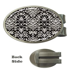 Gothic Leaf Pattern 4 Money Clips (oval)  by violetheavensky