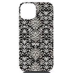 Gothic Leaf Pattern 4 Iphone 14 Black Uv Print Pc Hardshell Case by violetheavensky