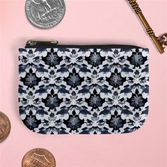 Gothic Leaf Pattern Mini Coin Purse by violetheavensky