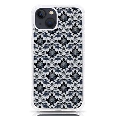 Gothic Leaf Pattern Iphone 13 Tpu Uv Print Case by violetheavensky