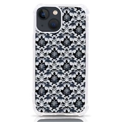 Gothic Leaf Pattern Iphone 13 Mini Tpu Uv Print Case by violetheavensky