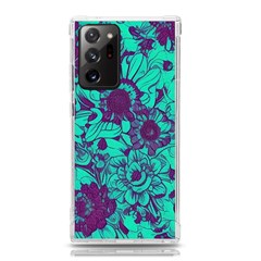 Mid Century Retro Floral 1970s 1960s Pattern 101 Samsung Galaxy Note 20 Ultra Tpu Uv Case by violetheavensky