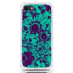 Mid Century Retro Floral 1970s 1960s Pattern 101 Iphone Se by violetheavensky